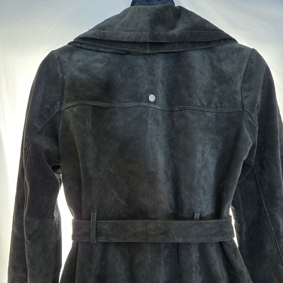 Adorable Bernardo Suede Dress Coat EUC 😍 - Picture 8 of 13